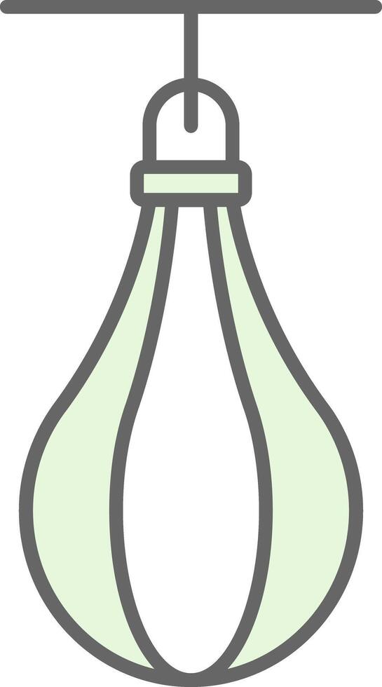 Speed Bag Fillay Icon vector