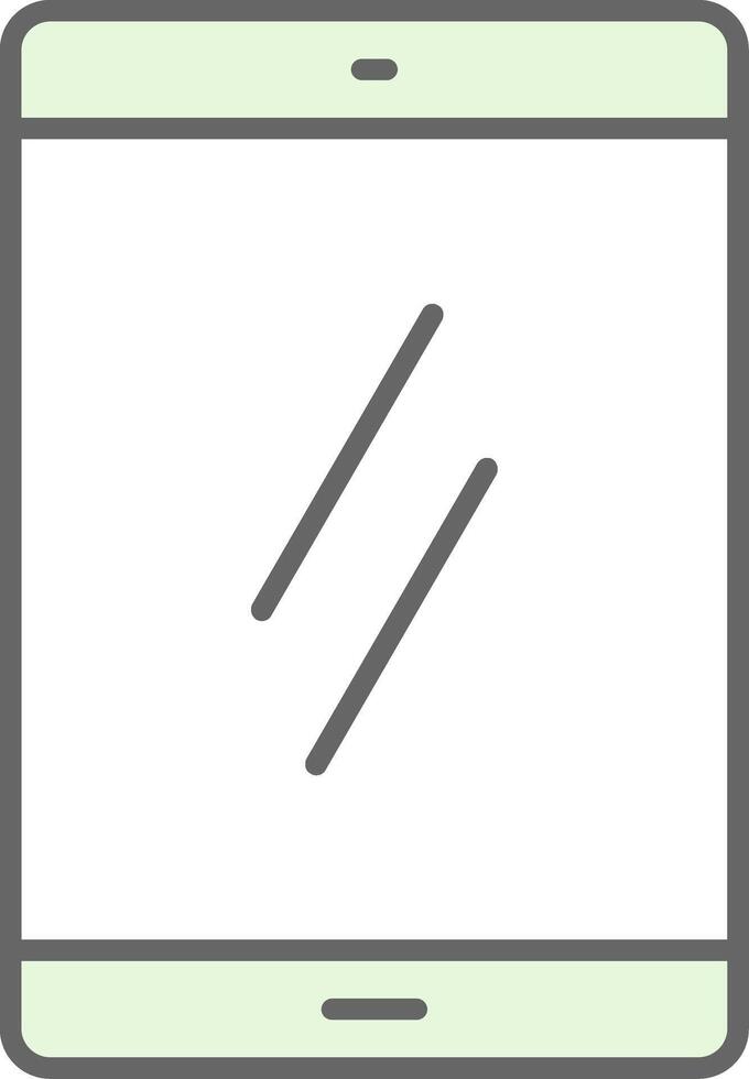 Mobile Fillay Icon vector