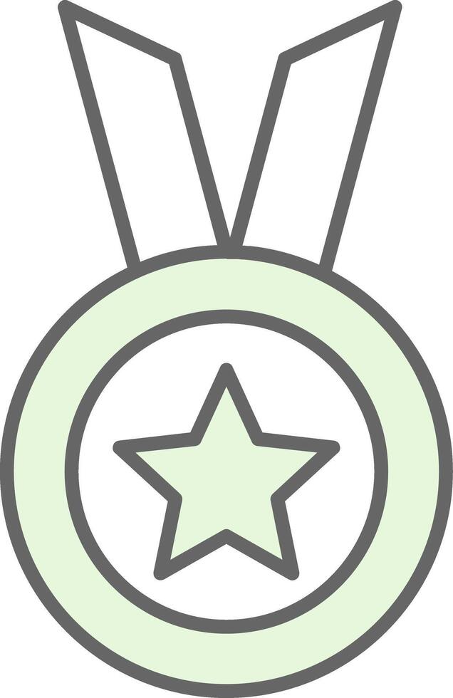 Achievement Fillay Icon vector