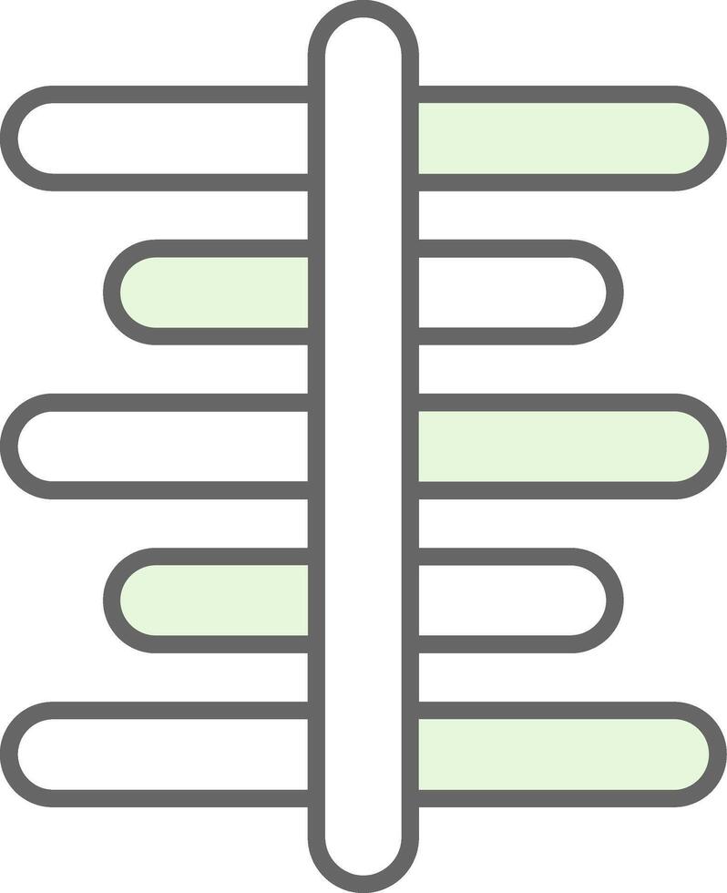 Center Align Fillay Icon vector