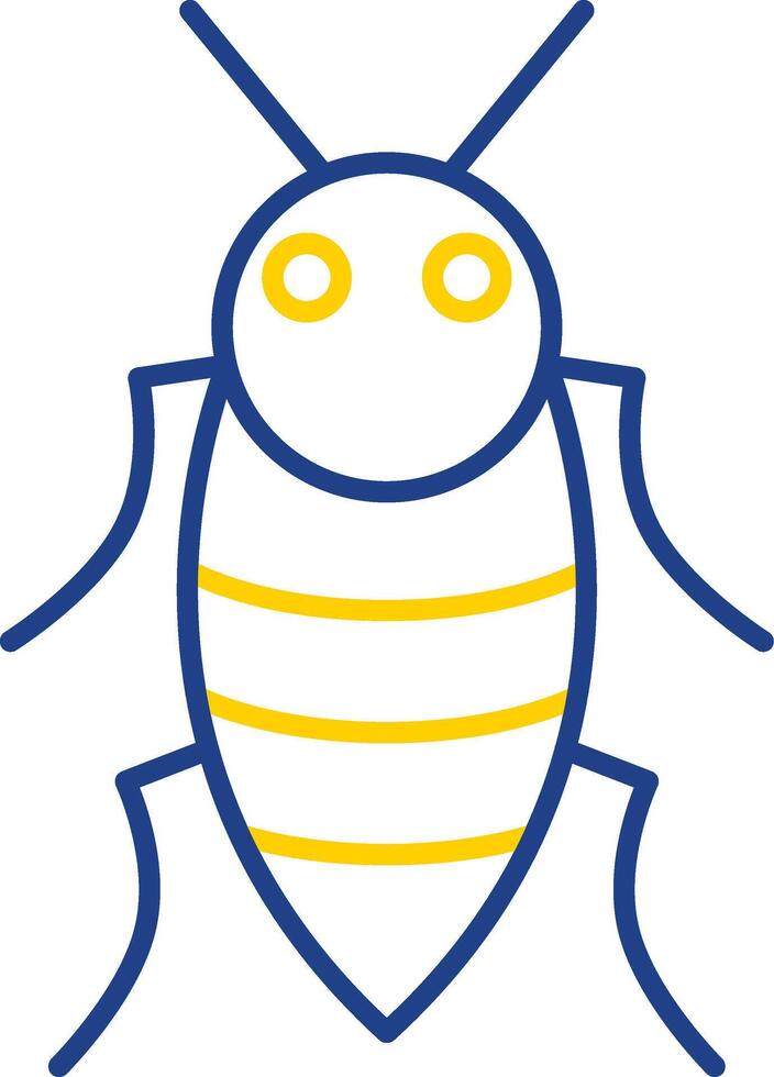 Insect Line Two Color Icon vector