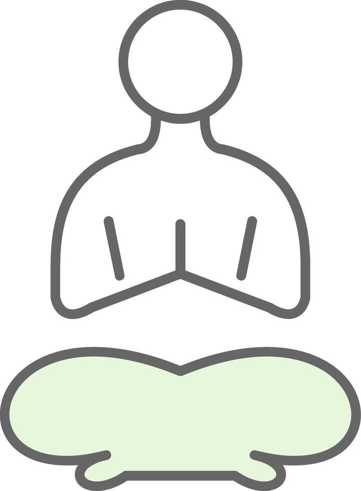 Yoga Fillay Icon vector
