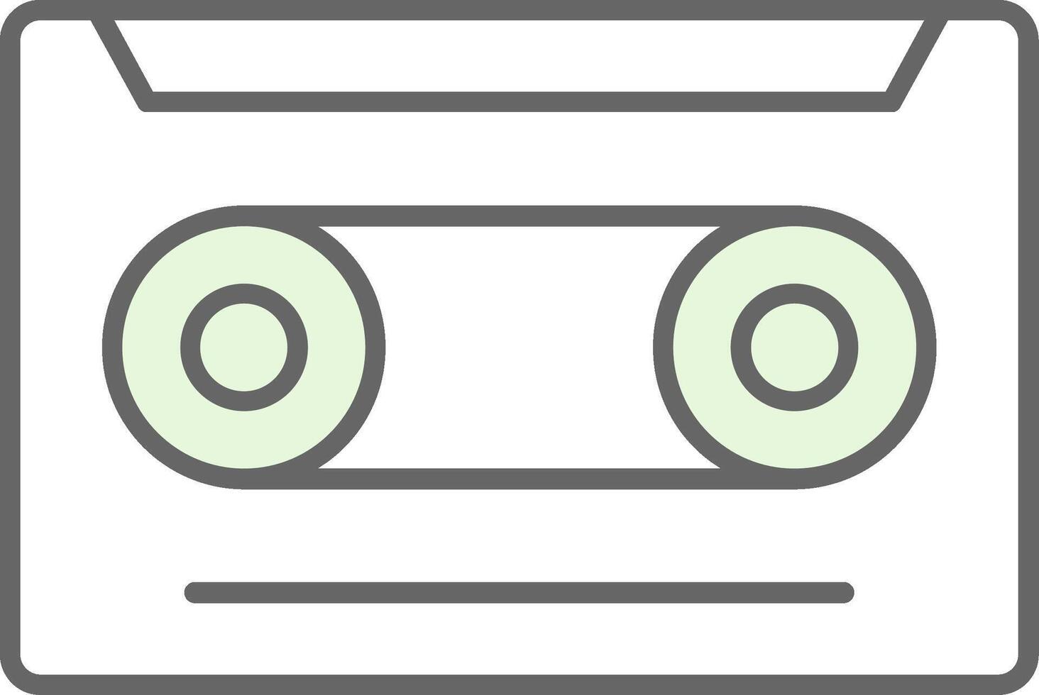 Cassette Fillay Icon vector