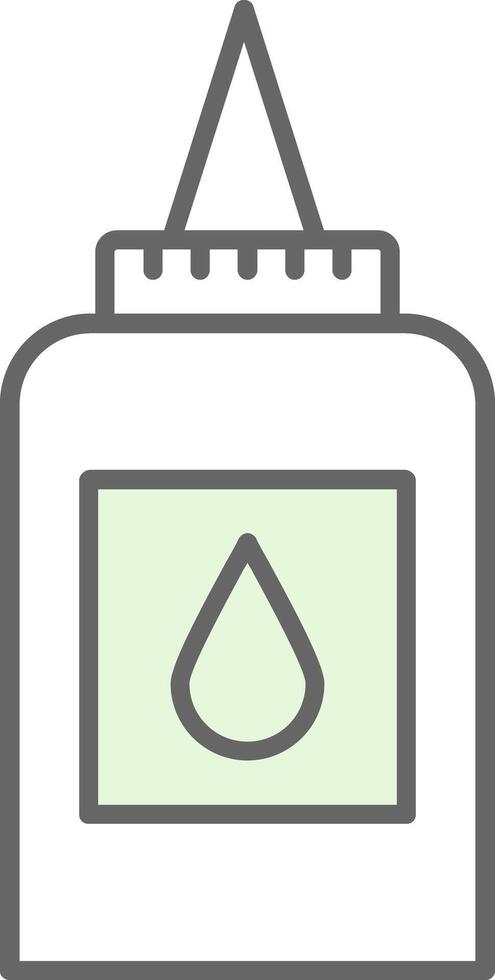 Liquid Glue Fillay Icon vector