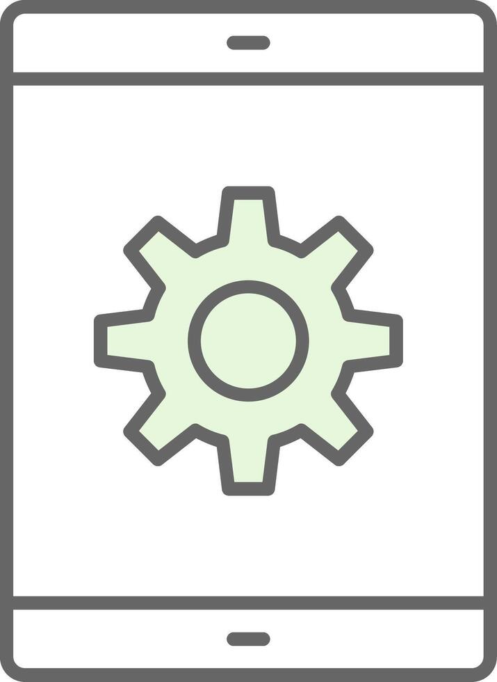 Technology Fillay Icon vector