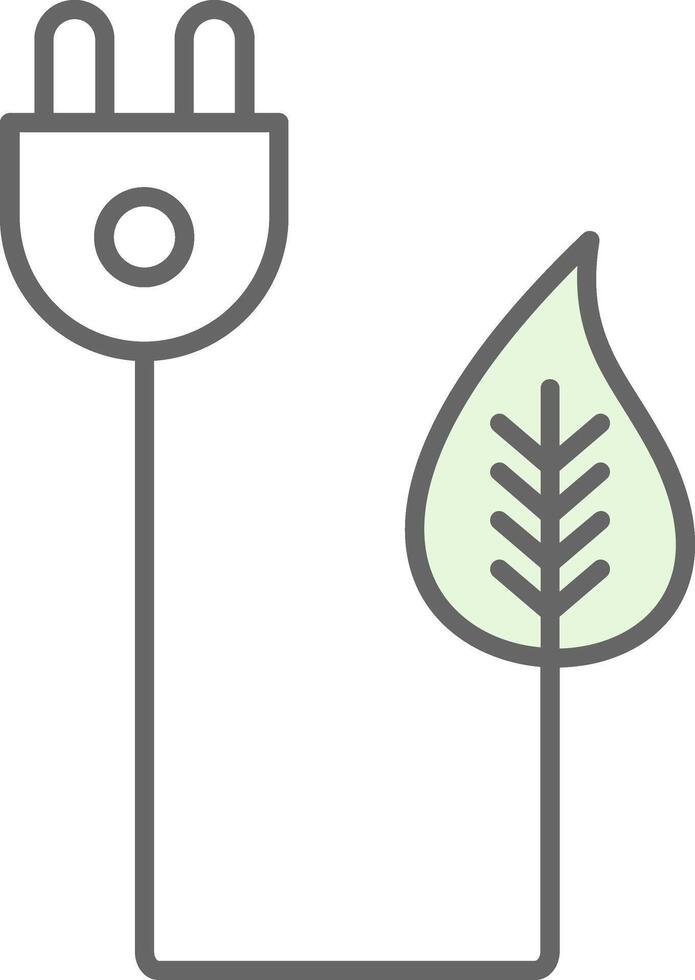 Bio Energy Fillay Icon vector