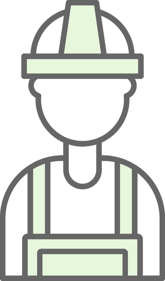 Builder Fillay Icon vector