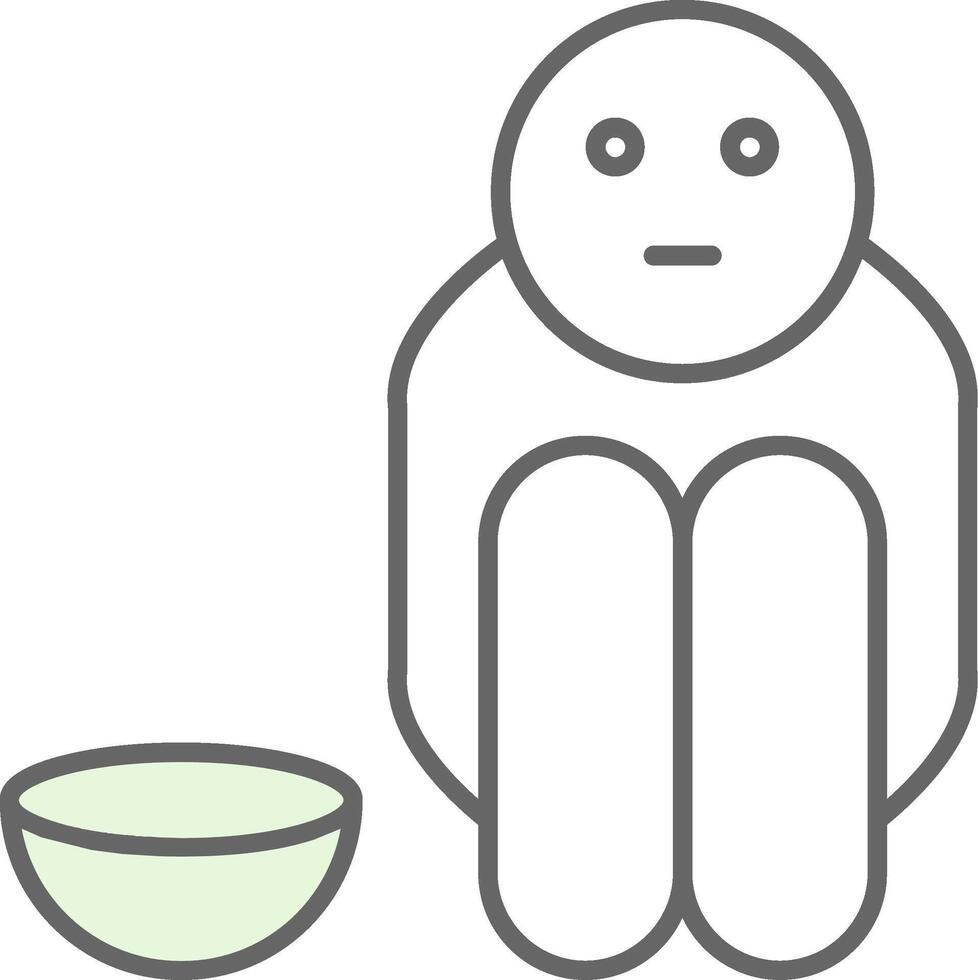 Hunger Fillay Icon vector