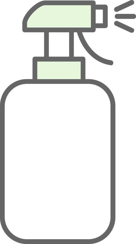 Cleaning Spray Fillay Icon vector