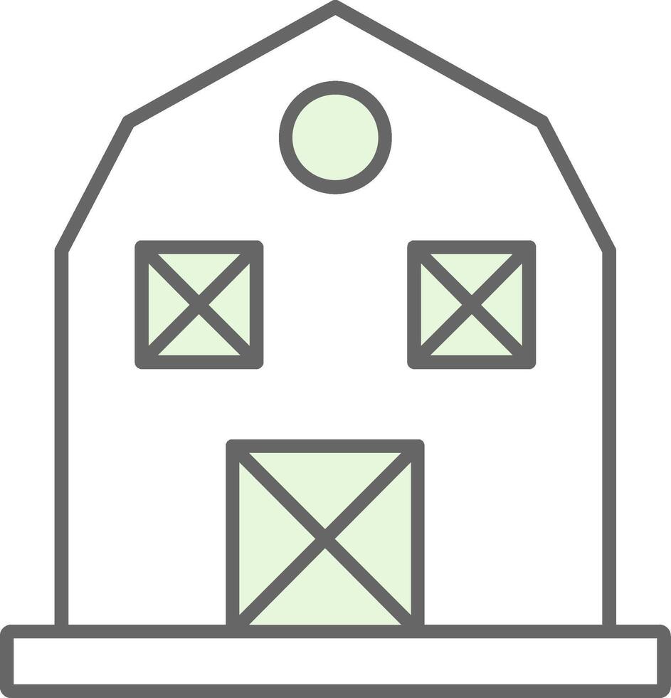 Barn Fillay Icon vector