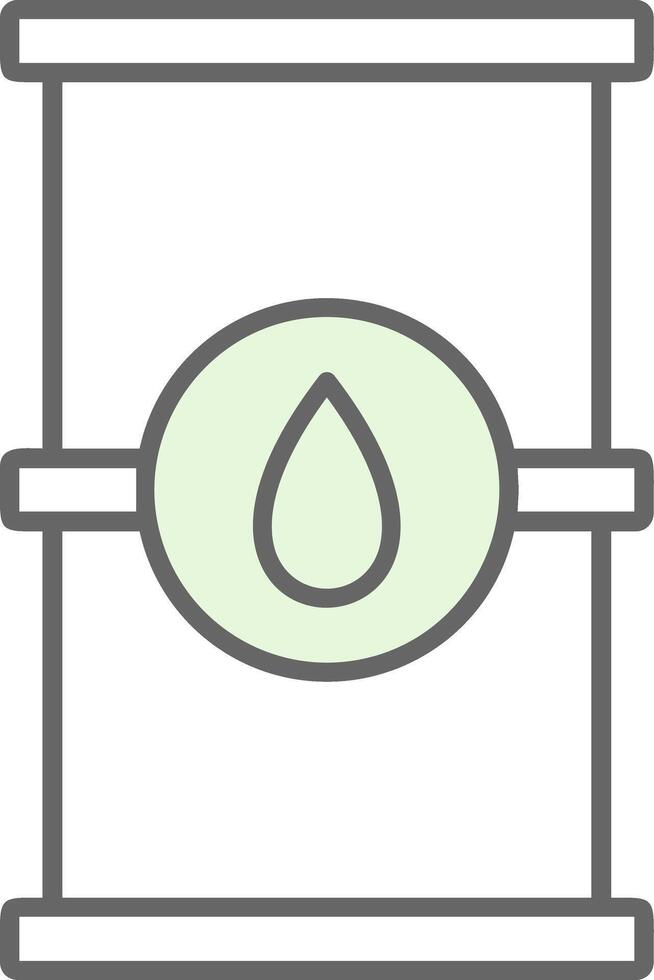 barril relleno icono vector