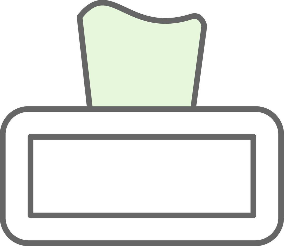 Tissue Fillay Icon vector