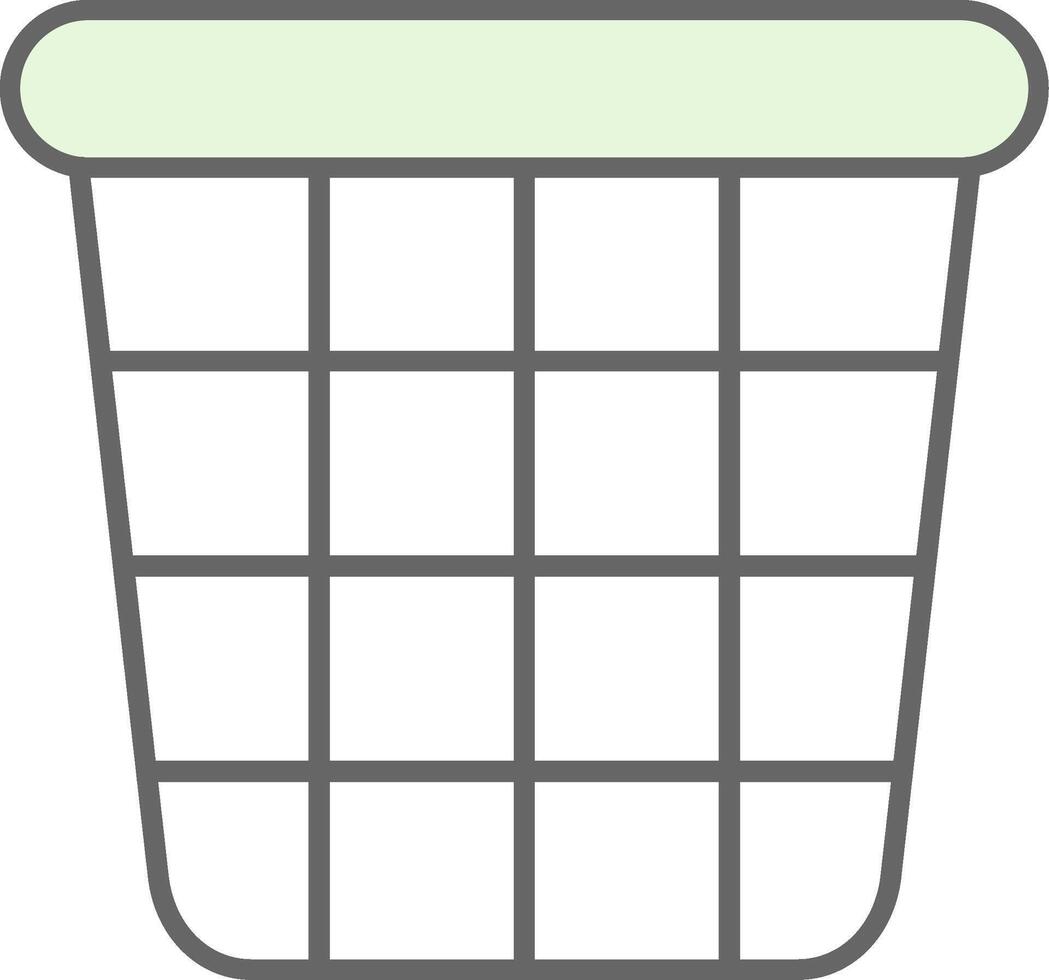 Bucket Fillay Icon vector