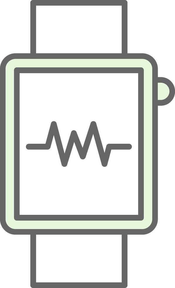 Smartwatch Fillay Icon vector