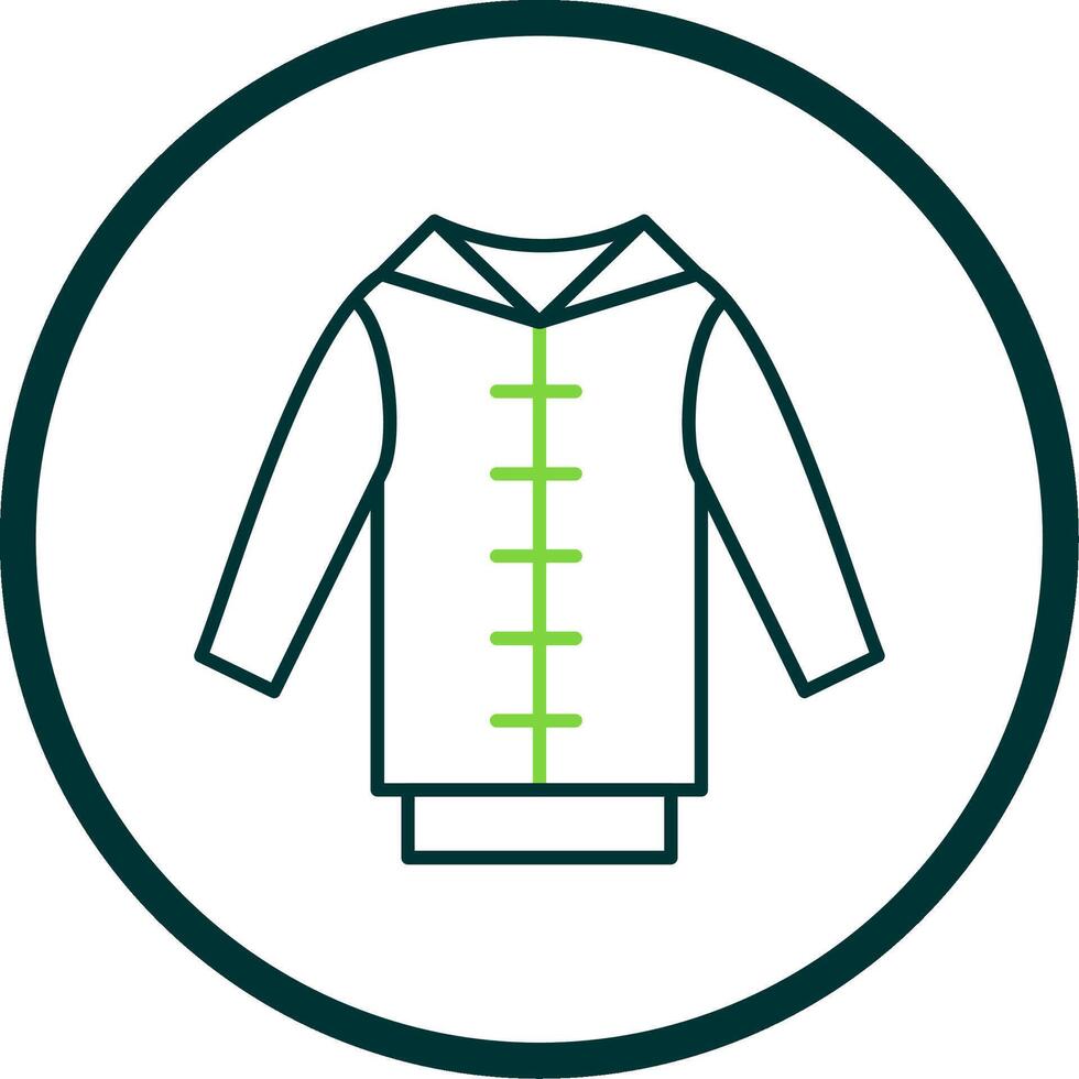 Pull Over Line Circle Icon vector