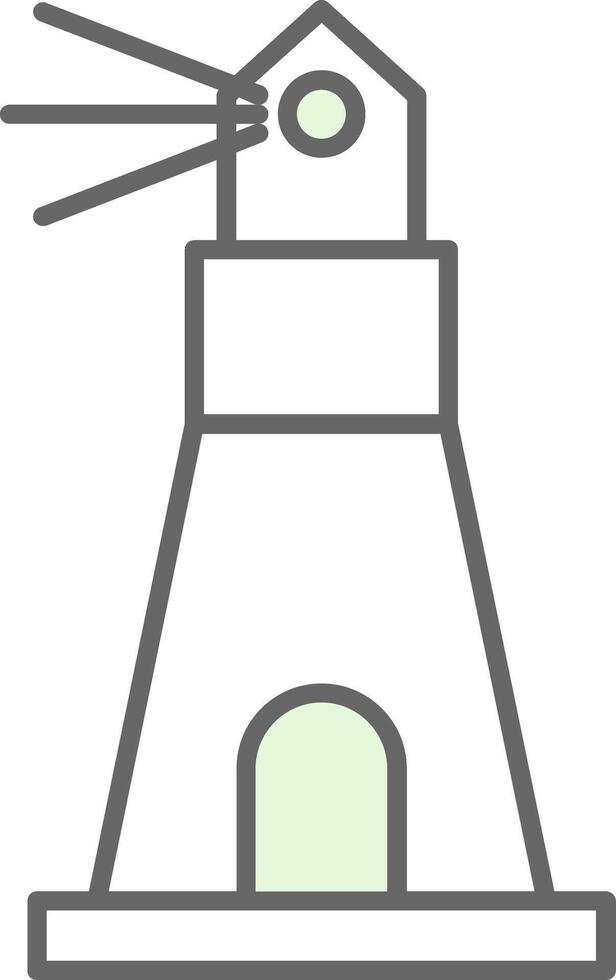 faro relleno icono vector