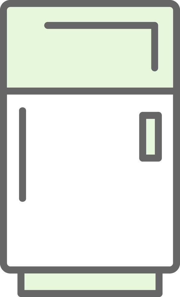 Fridge Fillay Icon vector