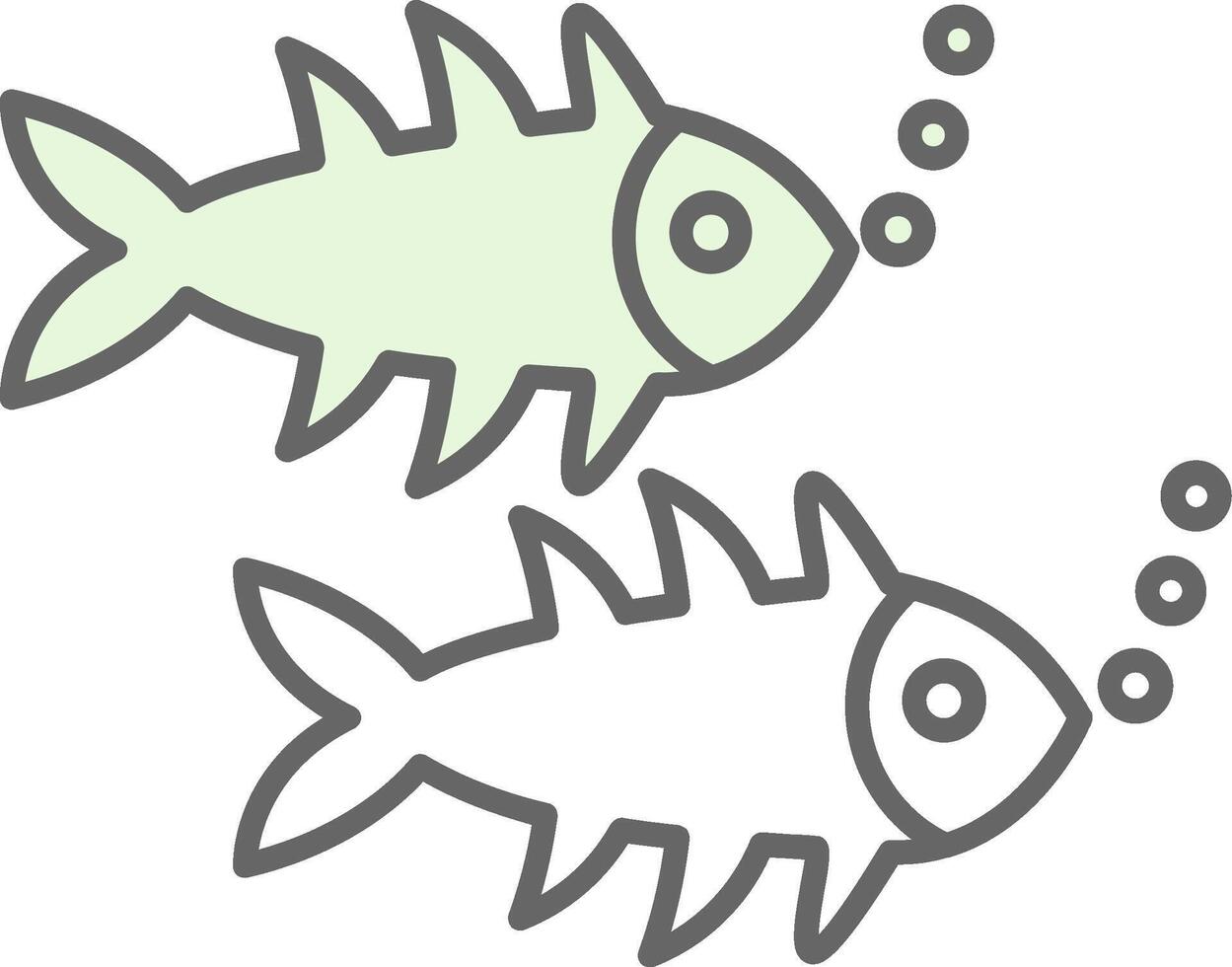 bacalao relleno icono vector