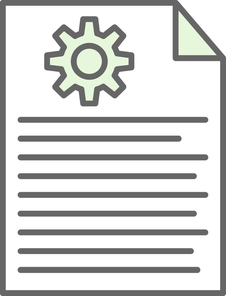 Report Fillay Icon vector