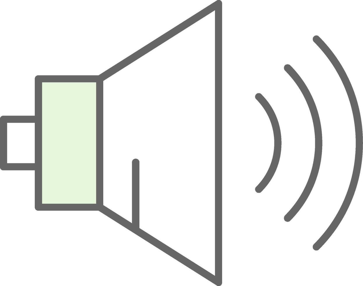 Speaker Fillay Icon vector