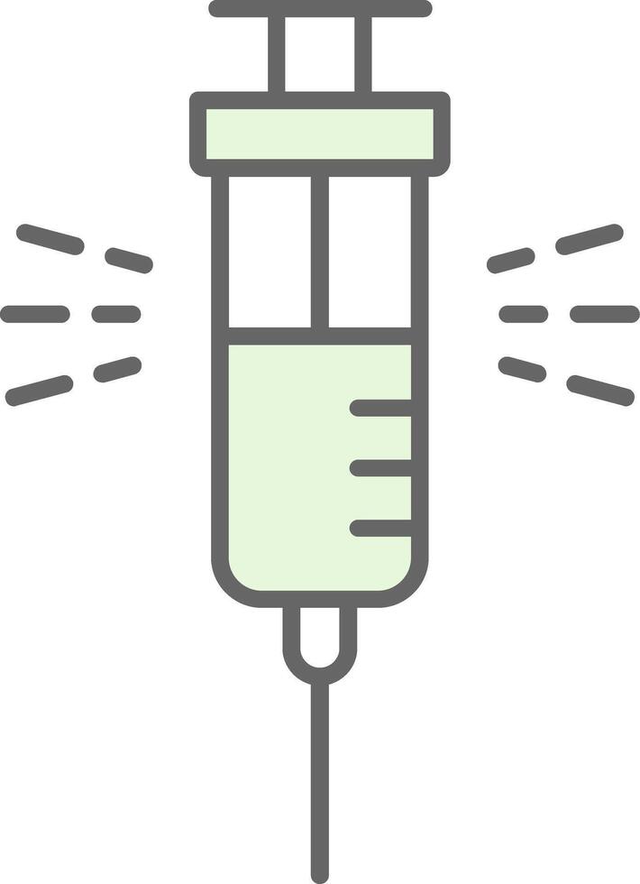 Syringe Fillay Icon vector