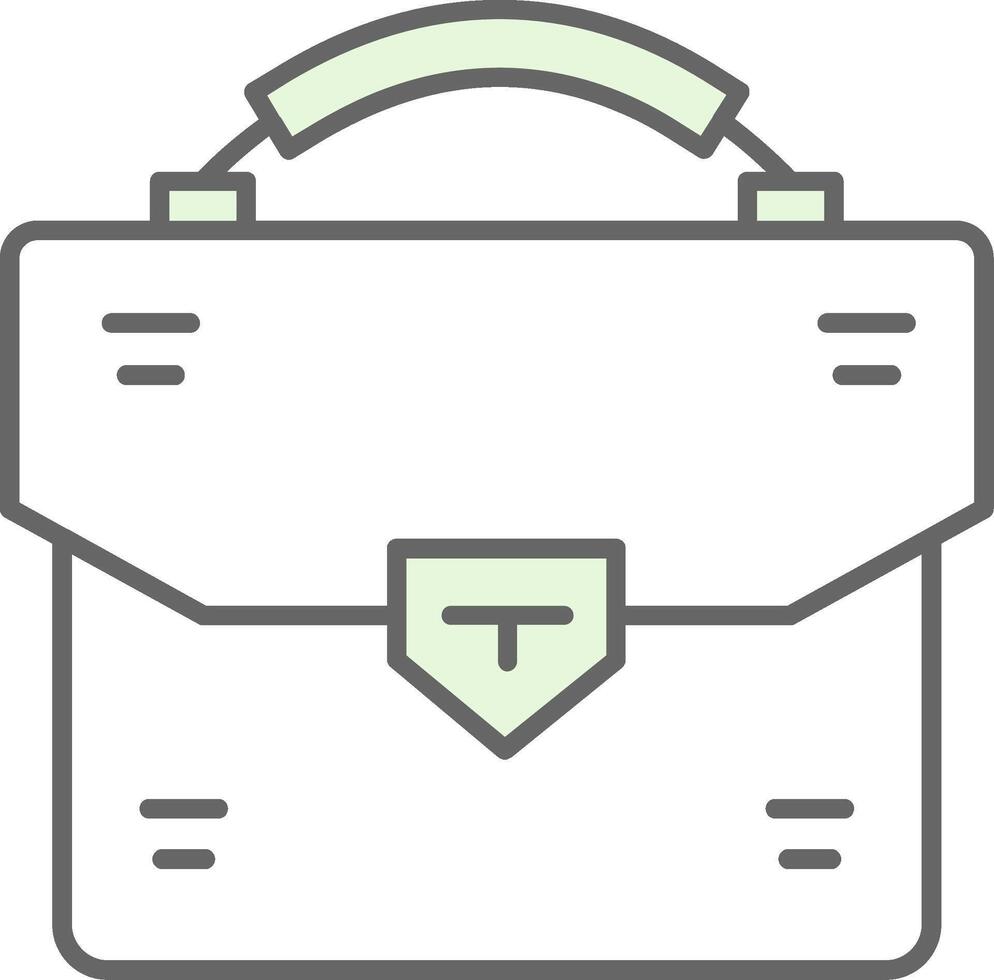 Briefcase Fillay Icon vector