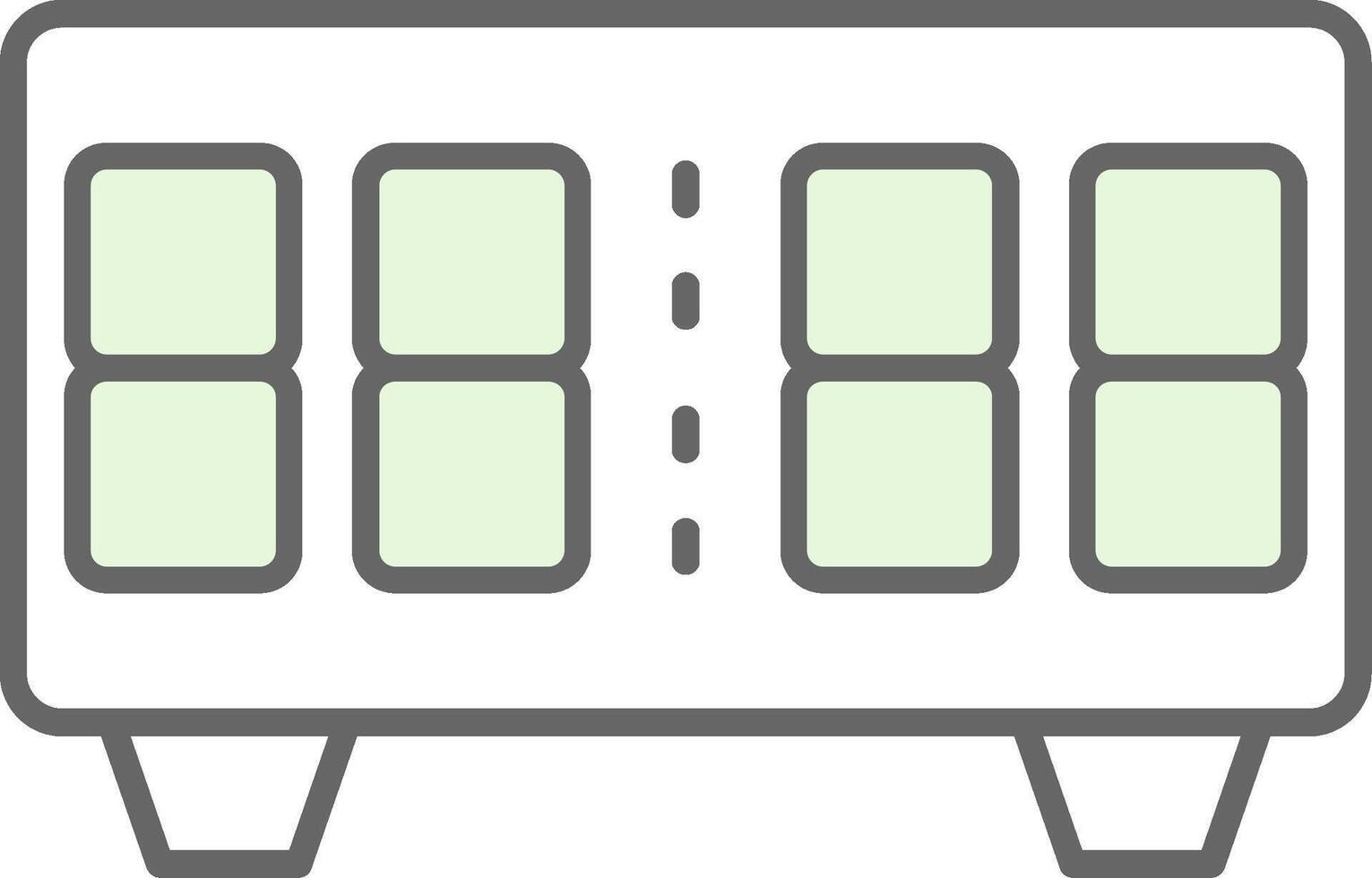 Digital Clock Fillay Icon vector