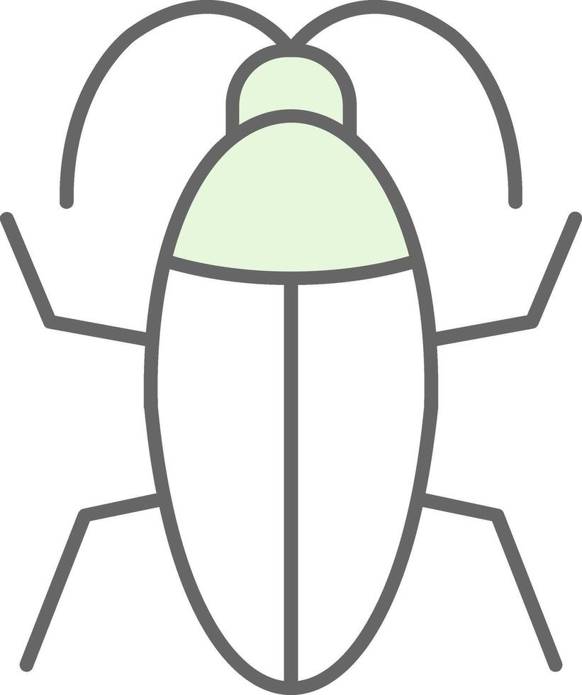 Cockroach Fillay Icon vector
