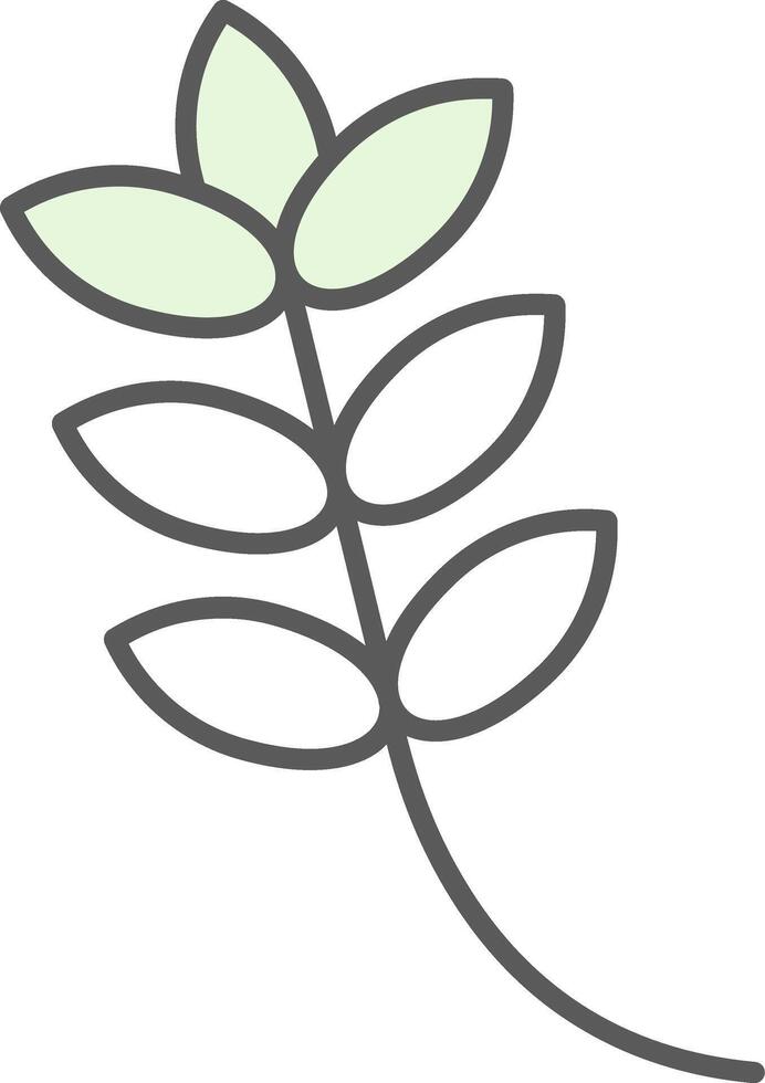 Rice Fillay Icon vector