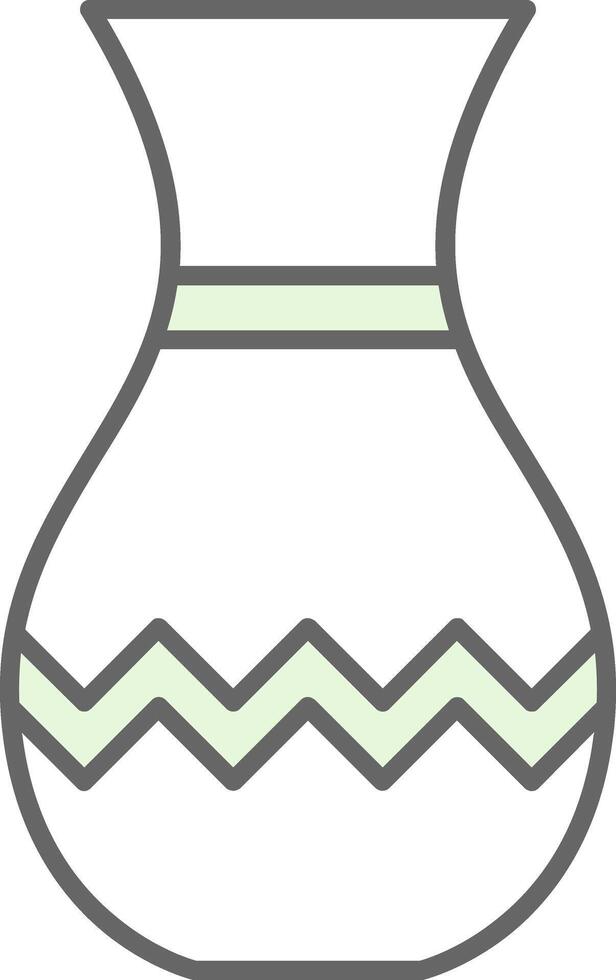 Vase Fillay Icon vector