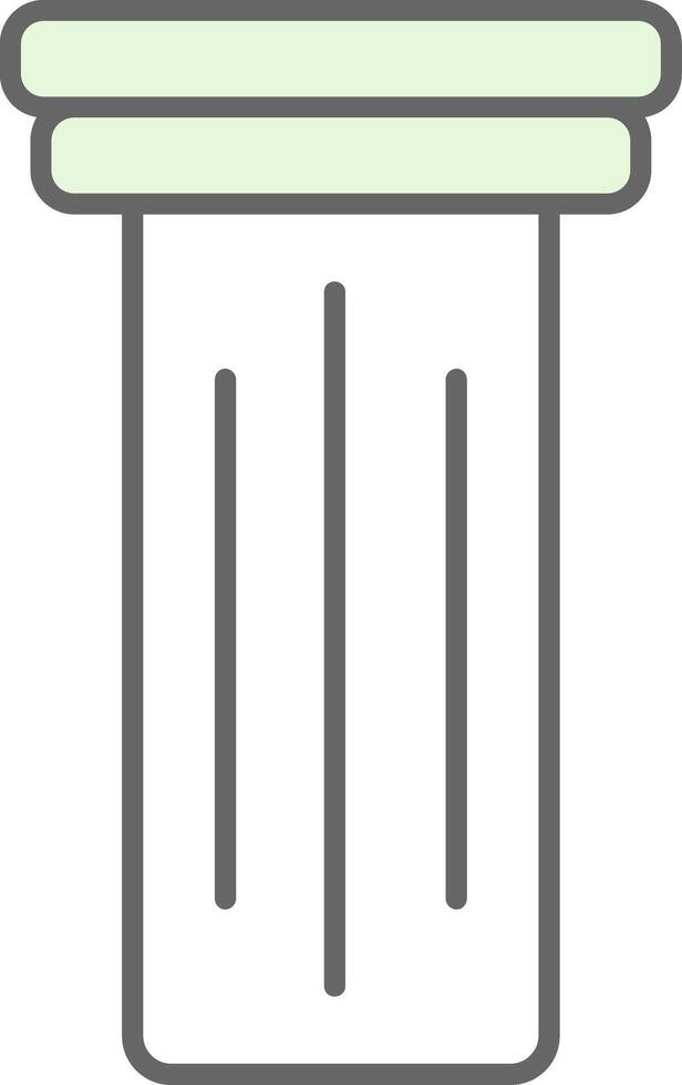 Pillar Fillay Icon vector