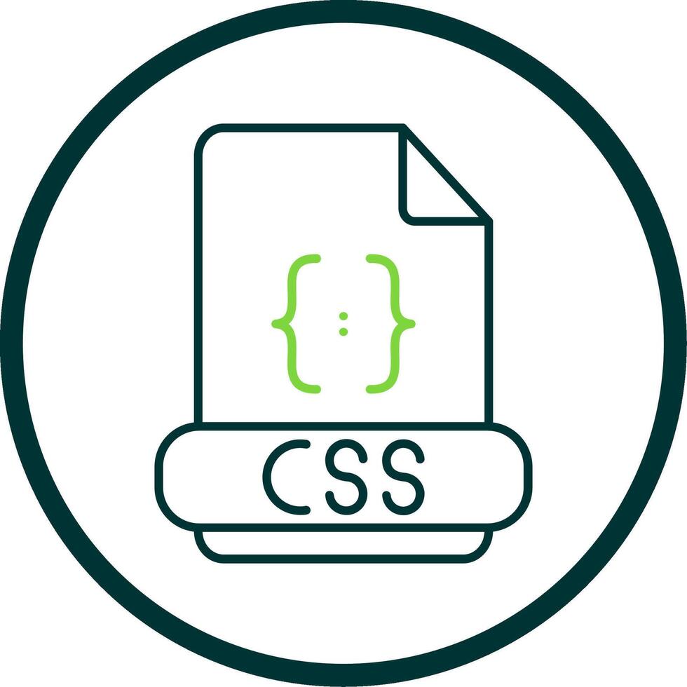 Css Line Circle Icon vector