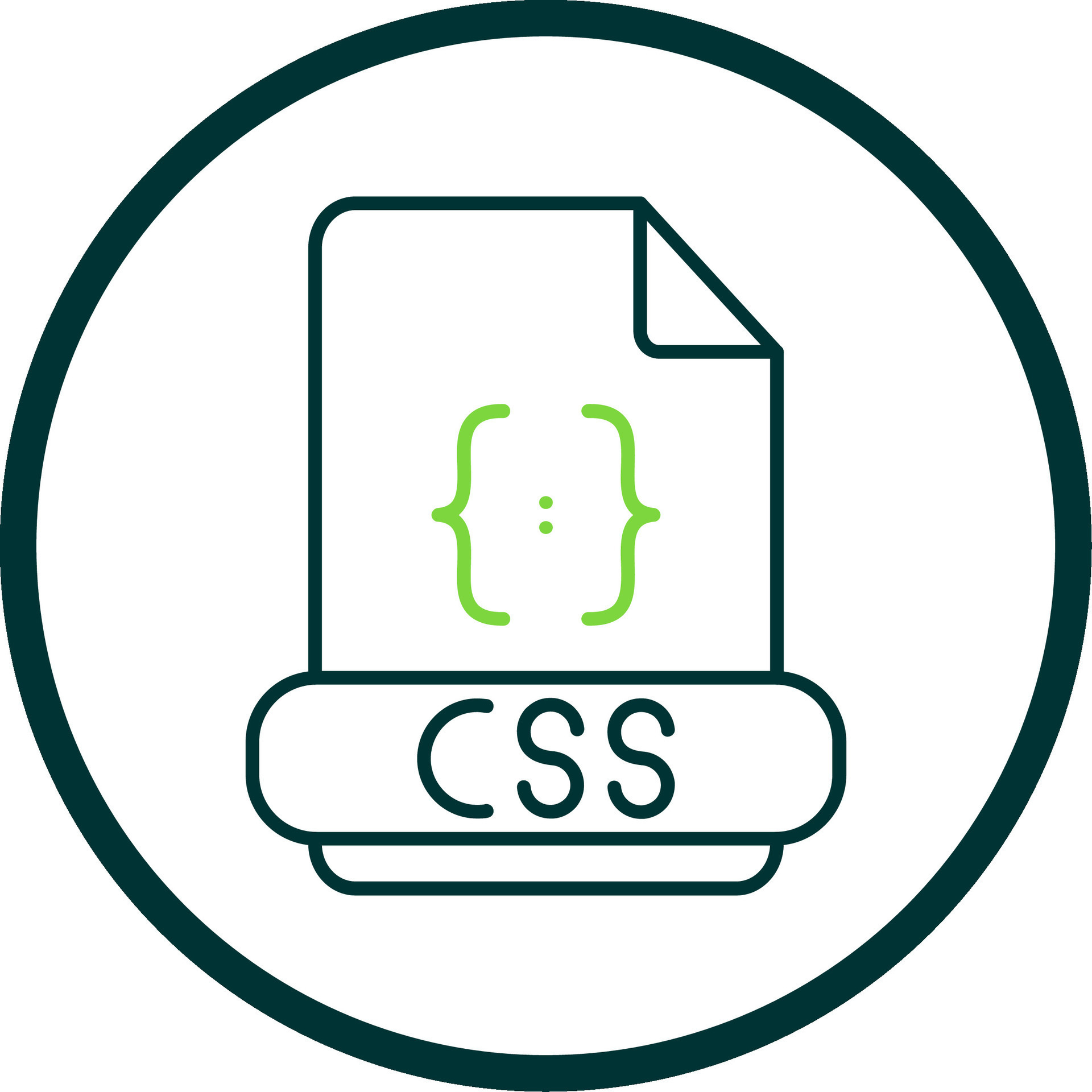 css línea circulo icono 42833772 Vector en Vecteezy