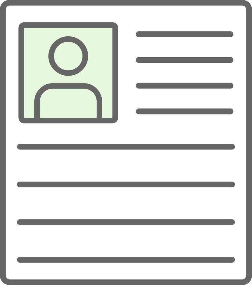 Curriculum Fillay Icon vector