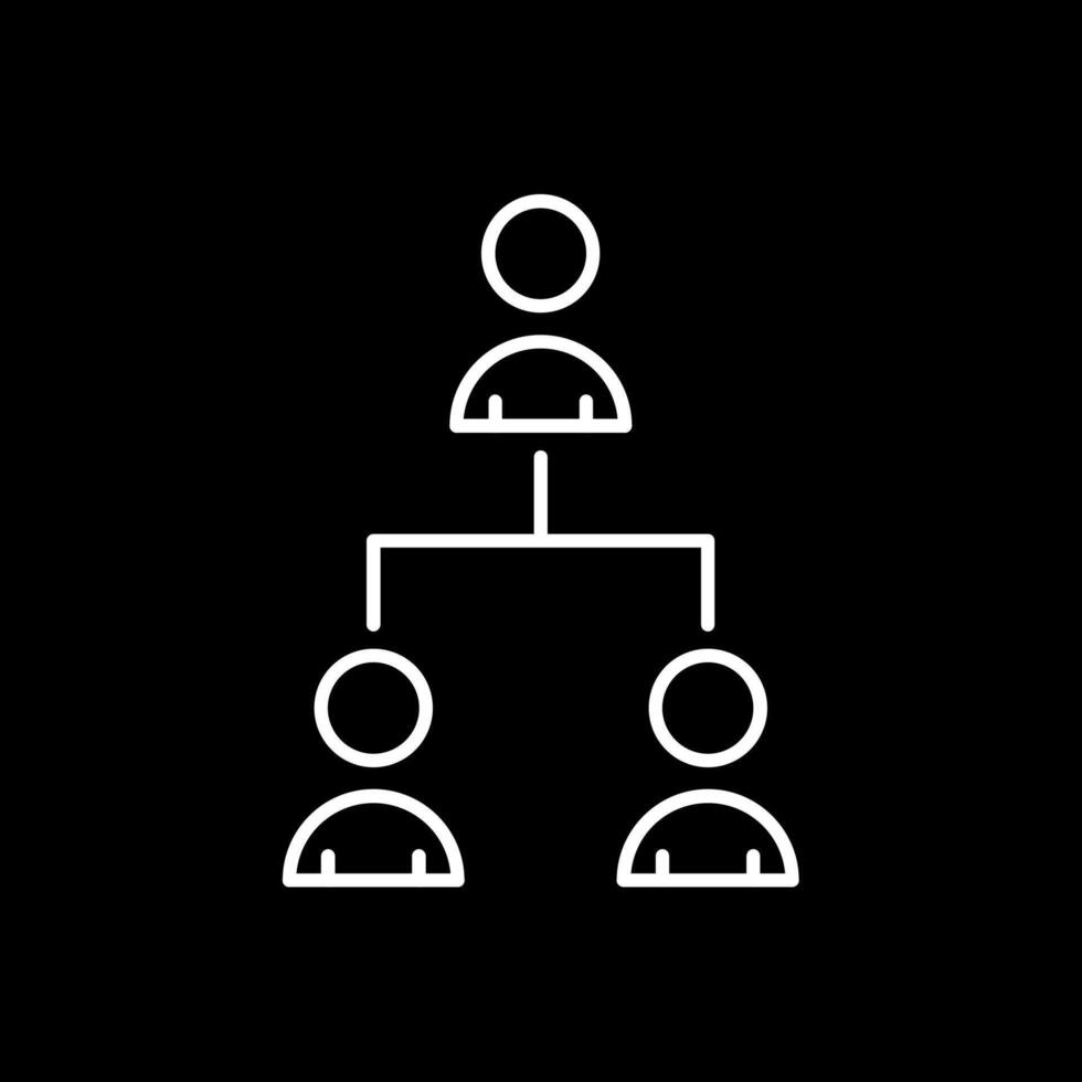 Hrm Line Inverted Icon vector
