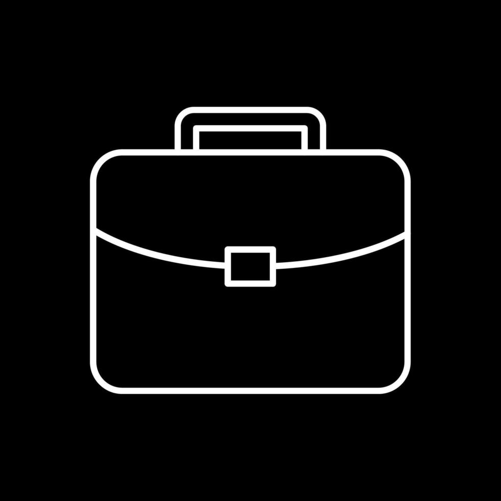 Brief Line Inverted Icon vector