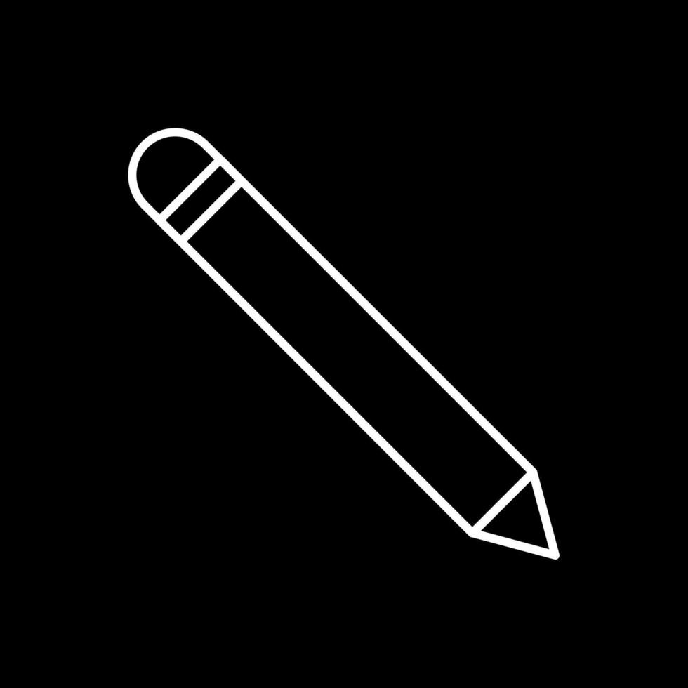 Pen Line Inverted Icon vector