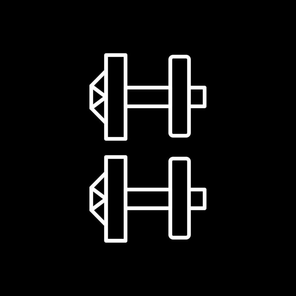 Cuff Links Line Inverted Icon vector