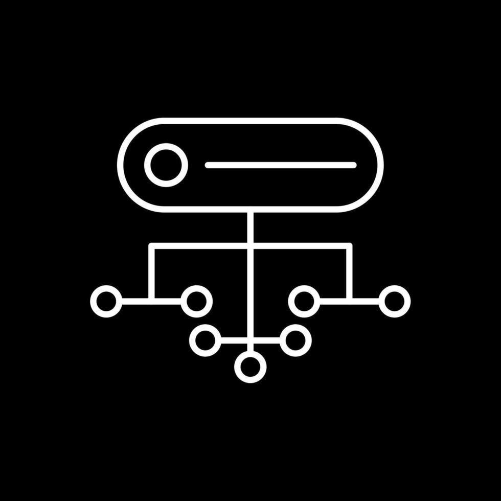 Structure Line Inverted Icon vector