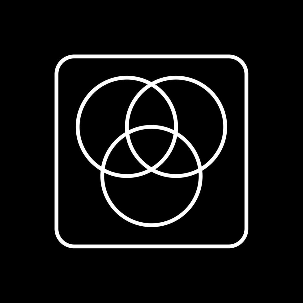 Diagram Line Inverted Icon vector