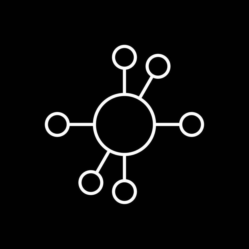 Diagram Line Inverted Icon vector