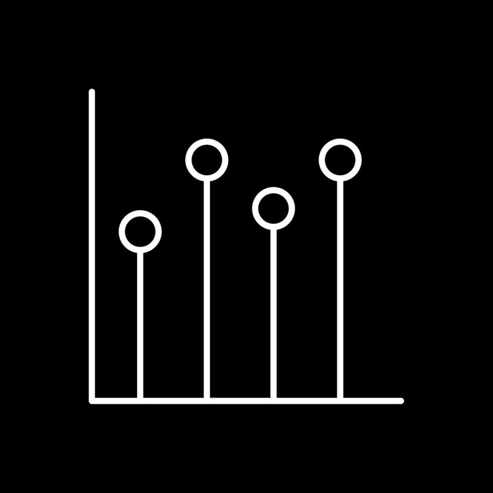 Status Line Inverted Icon vector