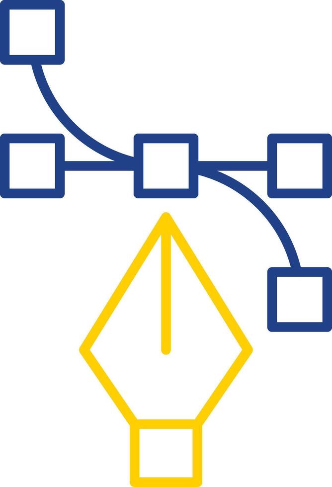 Line Two Color Icon vector
