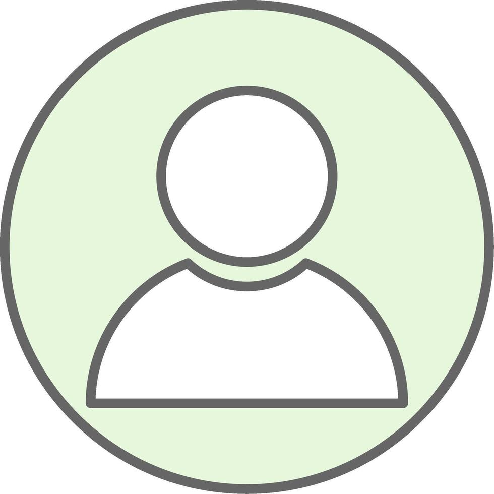 User Fillay Icon vector