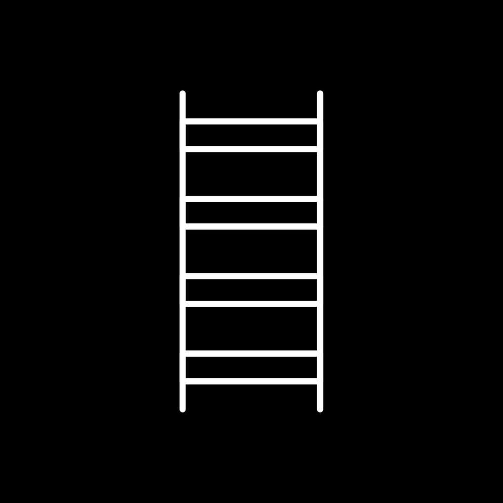 Ladder Line Inverted Icon vector