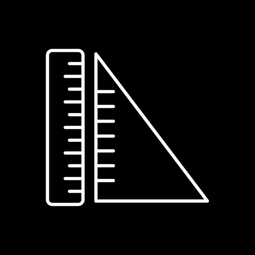 Geometry Line Inverted Icon vector
