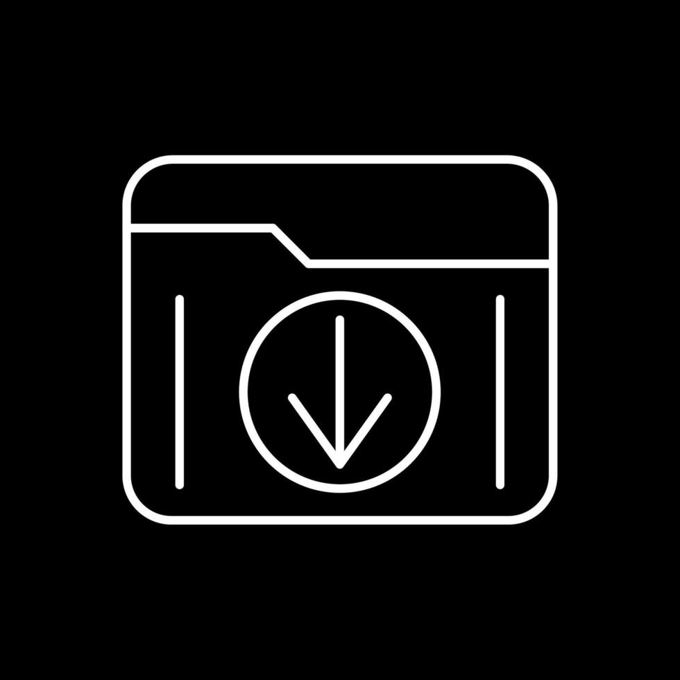 Download Line Inverted Icon vector