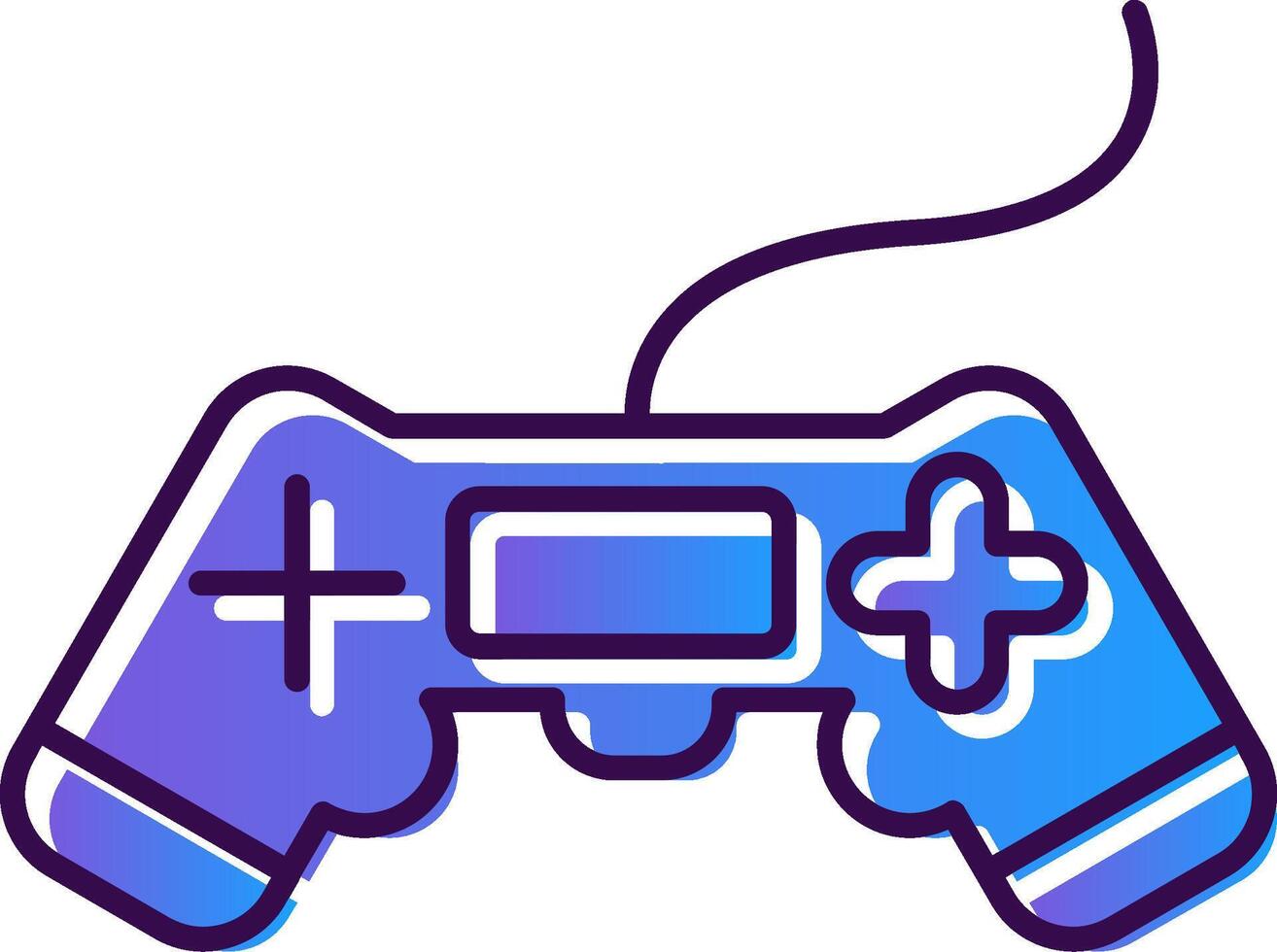 Game Gradient Filled Icon vector