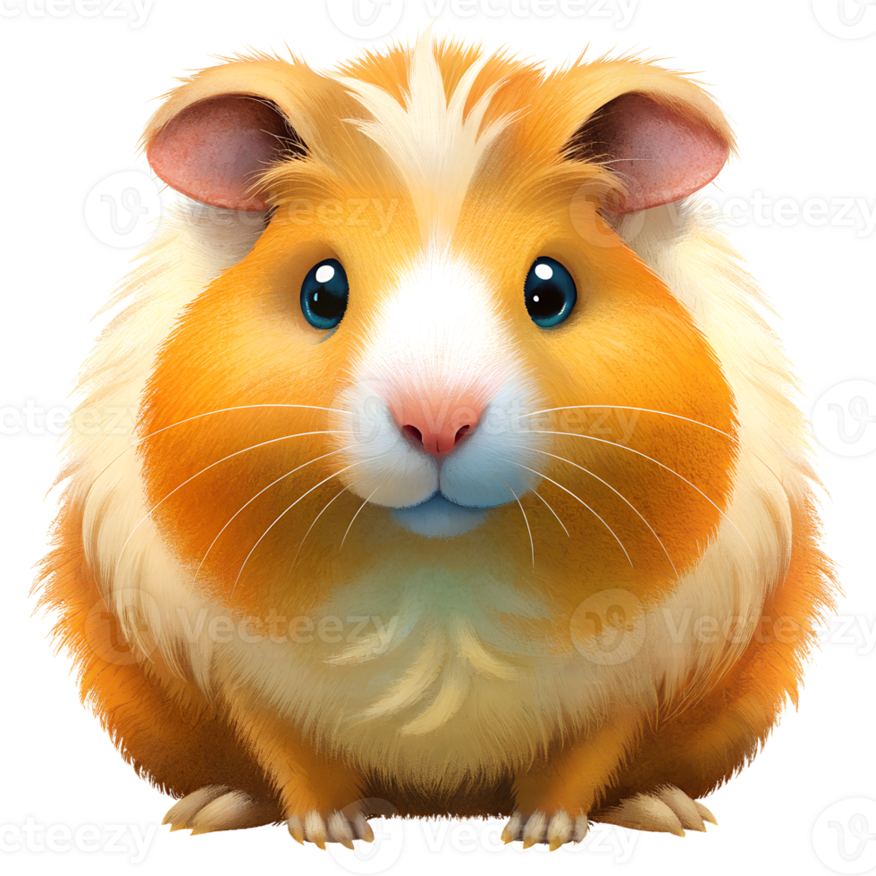 Guinea pig isolated on transparent background png