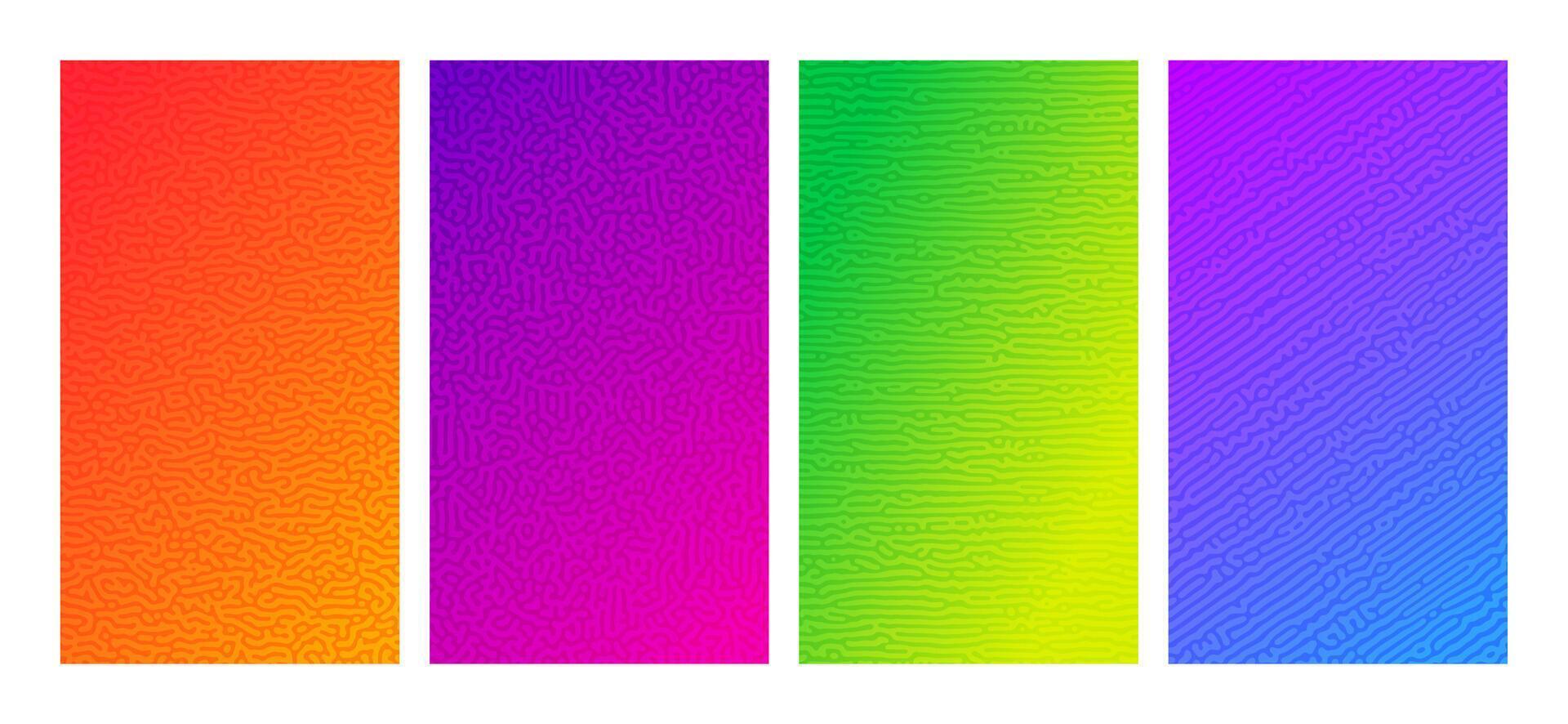 Turing reaction colorful background vector